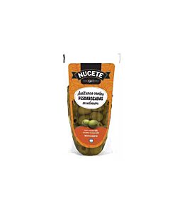 ACEITUNAS VERDES NUCETE DESCAROZADAS SACHET x 300 GR