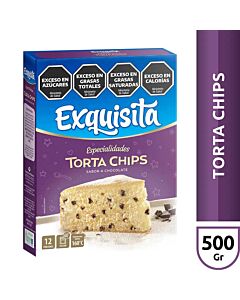 TORTA EXQUISITA CHIPS CHOCOLATEx 500 GR