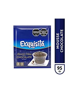 MOUSSE EXQUISITA CHOCOLATE NOUGAT x 95 GR