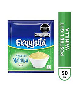 POSTRE EXQUISITA PLACER LIGHT VAINILLA x 50 GR