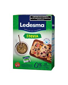 EDULCORANTE LEDESMA STEVIA x 50 SOBRES