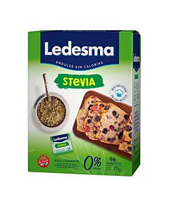 EDULCORANTE LEDESMA STEVIA x 100 SOBRES