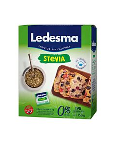 EDULCORANTE LEDESMA STEVIA x 198 SOBRES