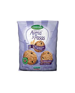 GALLETITAS NATURAL TOST AVENA Y PASAS x 180 GR