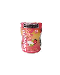 CHICLE BELDENT CONFITADO FRUTILLA Y LIMA x 54 GR