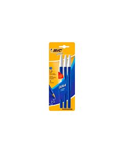 LAPICERAS BIC OPACO AZUL X 3 UNIDADES