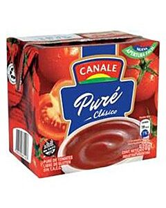 PURE DE TOMATE  CANALE  x 520 GR