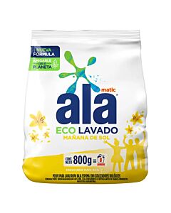 JABON DE ROPA ALA MATIC SOL x 800 GR