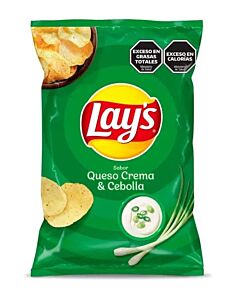 PAPAS FRITAS LAYS QUESO CEBOLLA x 85 GR