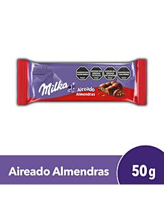 CHOCOLATE MILKA LEGER B ALMENDRA x 50 GR
