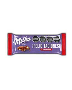 CHOCOLATE MILKA ALMENDRAS x 55 GR