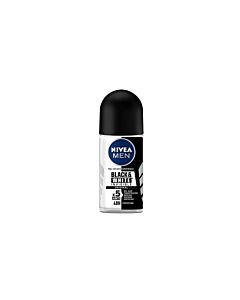 DESODORANTE NIVEA HOMBRE ROLL INVISIBLE BLACK & WHITE POWER x 50 ML