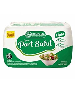 QUESO LA SERENISIMA PORT SALUT LIGHT FRACCIONADO  x UNIDAD