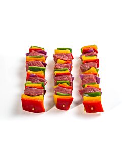 BROCHETTE BIFE DE CHORIZO EN BANDEJA x 3 UNIDADES