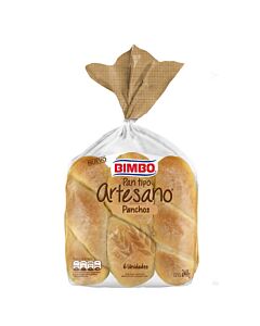 PAN BIMBO ARTESANO PANCHO x 6 UNIDADES
