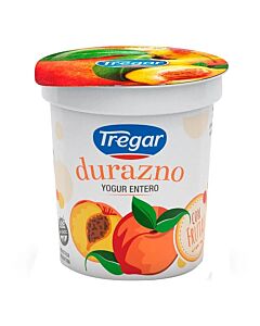 YOGUR TREGAR FRUTAS ENTERA DURAZNO x 160 GR